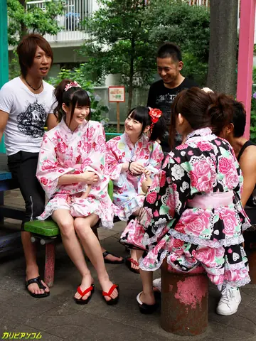 Petite Japanese Women in Group Sex and Toy Play