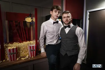 Two Men Have Gay Sex Ending in a Facial