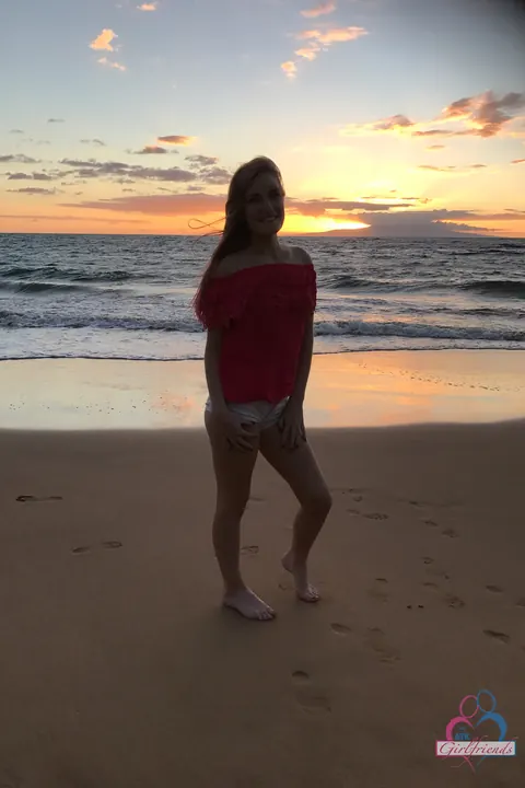 Nina Nirvana: Petite Redhead Strips Out of Her Bikini and Shorts on the Beach – photo 18 of 21