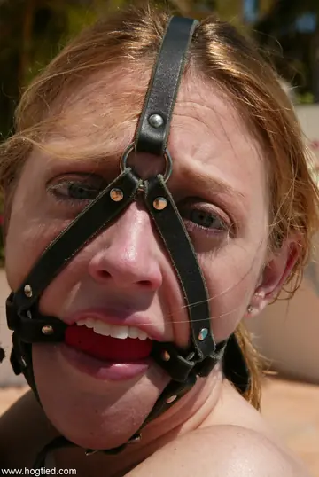 Dee Williams – Busty Blonde MILFs Bound and Fingered Poolside