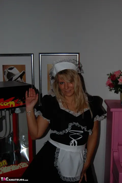 Sweet Susi: European Blonde MILF Strips Out of Her Maid Costume – photo 3 of 16
