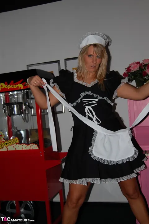 Sweet Susi: European Blonde MILF Strips Out of Her Maid Costume – photo 9 of 16