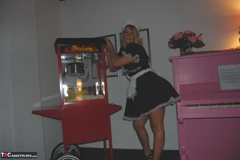Sweet Susi: European Blonde MILF Strips Out of Her Maid Costume – photo 2 of 16