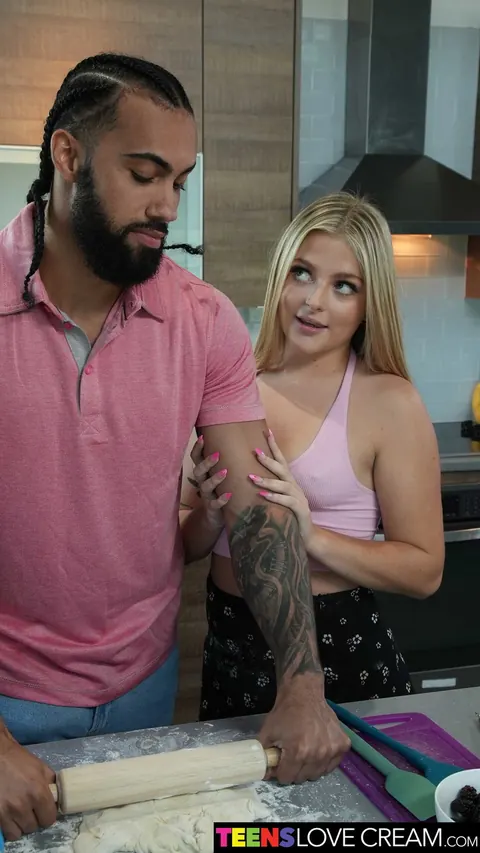 Jill Taylor: Blonde in Panties Takes Anal Doggy Style in the Kitchen – photo 9 of 21