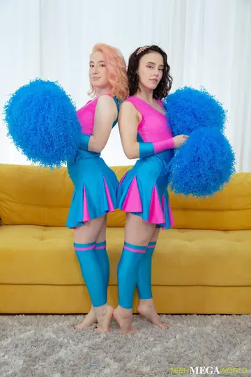 Milana Milka – Two Petite Blondes in Uniform Share Anal Threesome Doggy Style