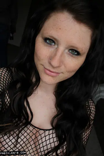 Brunette in a Sheer Dress Takes Selfies Showing Her Big Tits