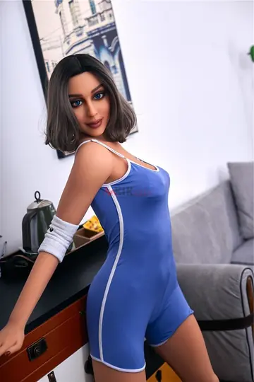 Athletic Woman Poses Nude in the Bathroom