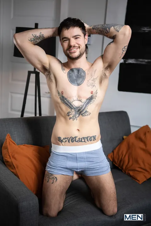 Two Men Strip, Kiss, and Fuck Anally – photo 2 of 18