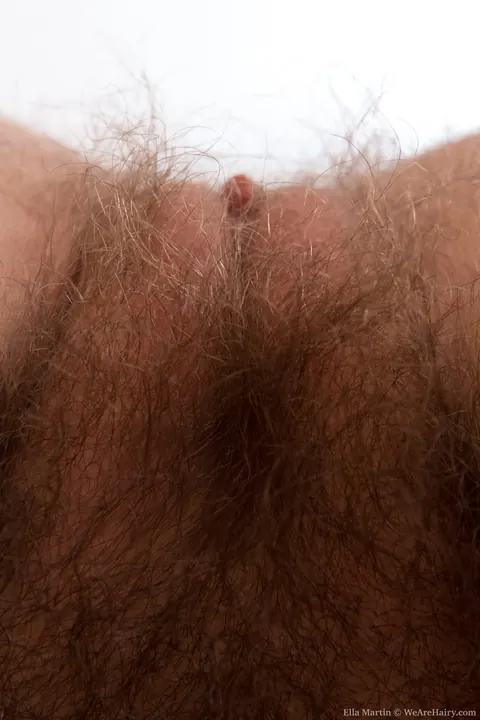 Ella Nickles: Brunette Bares Hairy Crotch and Poses Nude by the Mirror – photo 18 of 21