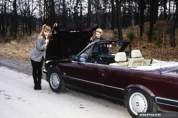 Blonde in Vintage Lingerie Gets Fucked and Facialized Outdoors by a Car