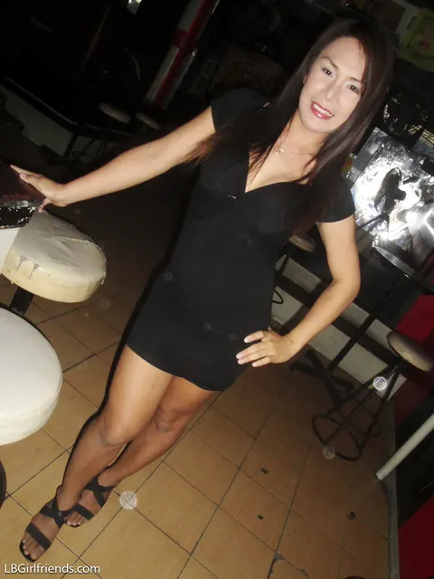 Asian Trans Woman Flashes Her Tits and Strokes Her Cock – photo 1 of 17