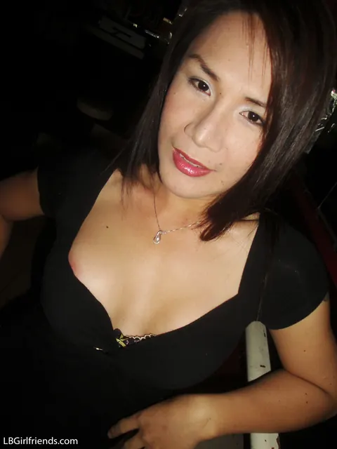 Asian Trans Woman Flashes Her Tits and Strokes Her Cock – photo 4 of 17