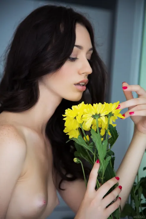 Zsanett Tormay: Skinny Brunette Undresses Slowly and Poses – photo 5 of 21