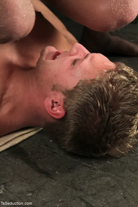 Trans Woman Dominates Her Partner with Bondage and a Blowjob – photo 15 of 21