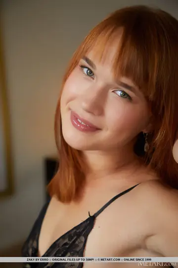 Pale Redhead Spreads Her Shaved Pussy in High Heels