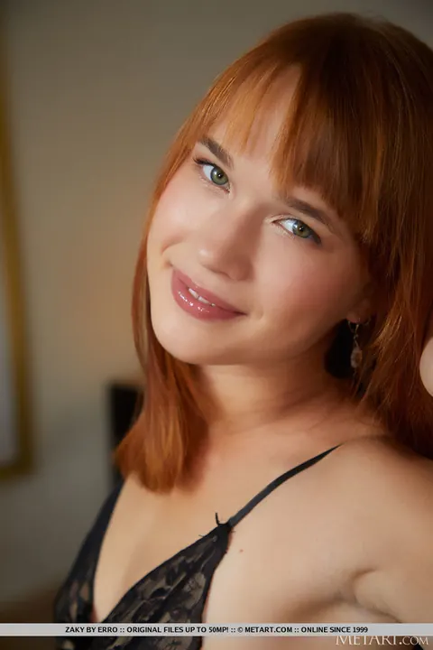 Pale Redhead Spreads Her Shaved Pussy in High Heels – photo 1 of 18