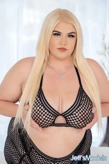 Curvy Blonde in Heels Takes Anal Doggy and Cum on Her Tits