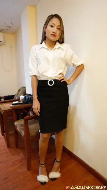 Tall Slim Asian Woman Undresses and Fucks Her Partner