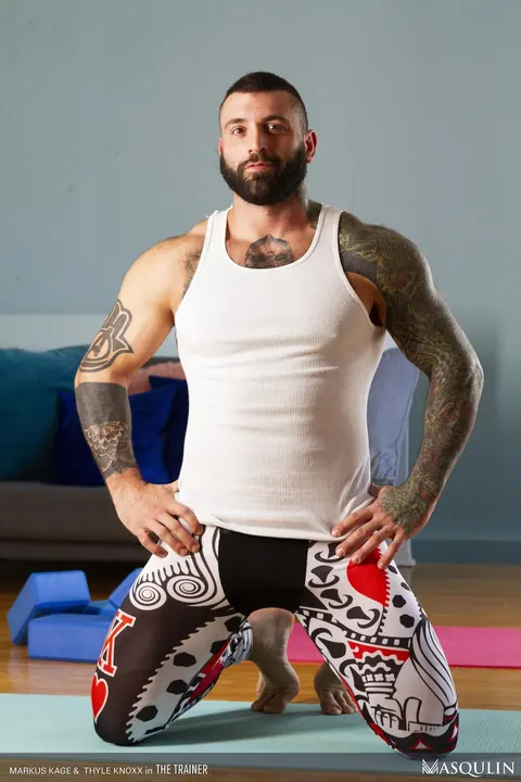 Two Athletic Men Fuck Anal During Yoga Session – photo 1 of 21