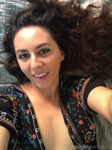 Nikki Silver: Brunette in Panties Selfie Shows Her Hairy Pussy – photo 3 of 20