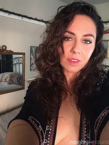 Brunette in Panties Selfie Shows Her Hairy Pussy