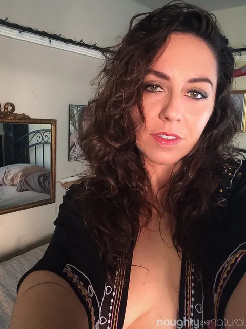 Nikki Silver: Brunette in Panties Selfie Shows Her Hairy Pussy – photo 1 of 20