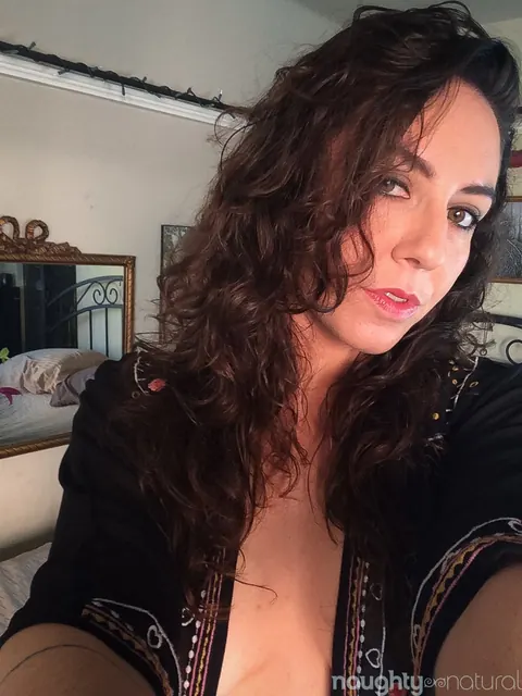 Nikki Silver: Brunette in Panties Selfie Shows Her Hairy Pussy – photo 2 of 20