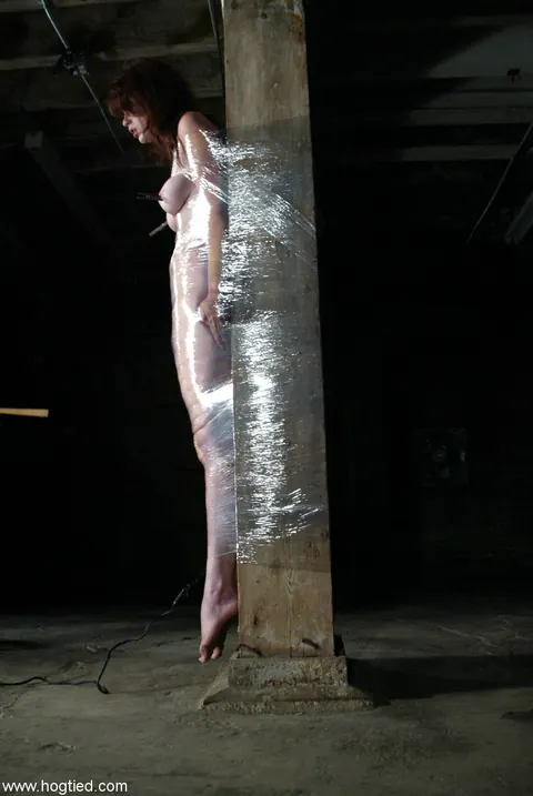Justine Joli: Redhead MILF Hogtied in Bondage Session – photo 12 of 21