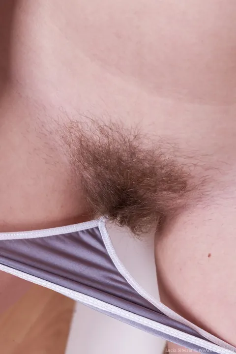 Lucia Siberia: Tall Russian Brunette Undresses and Spreads Her Hairy Bush – photo 8 of 21