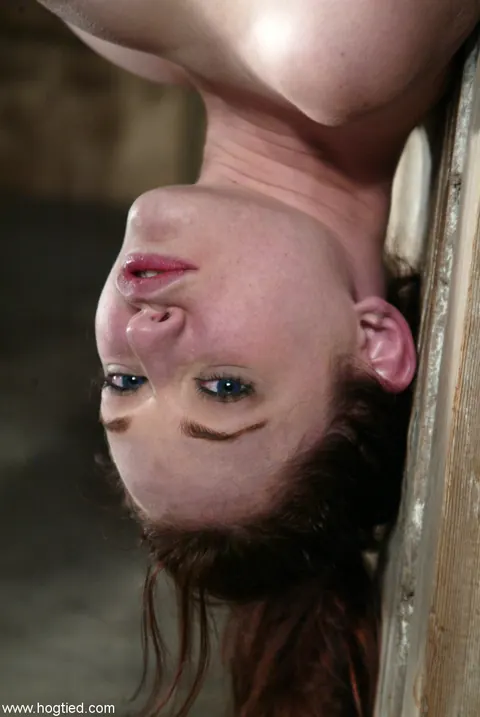 Justine Joli: Redhead with Big Natural Tits Gets Hogtied, Sucks Cock and Spreads – photo 2 of 20