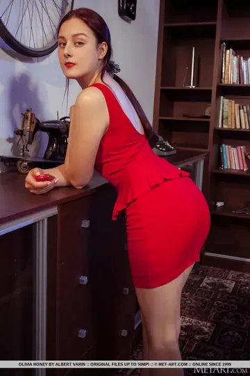Redhead PAWG Strips Out of Her Skirt and Panties to Spread Her Shaved Pussy