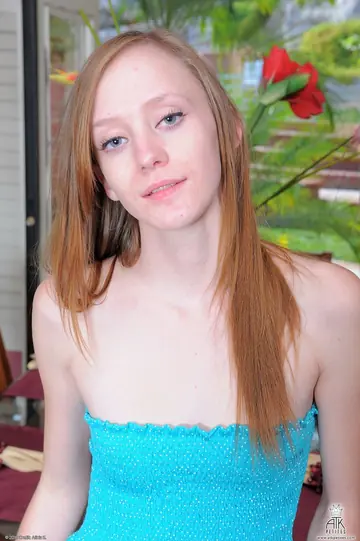 Slim Blonde with Big Natural Tits Strips Out of Her Dress and Spreads