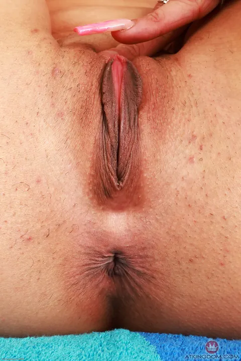 Ari Alectra: Brunette Latina Undresses and Spreads Her Ass for Anal – photo 16 of 21