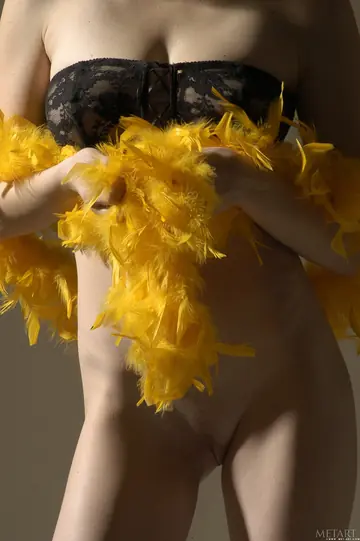 Blonde Woman Undresses and Poses Nude Front to Back