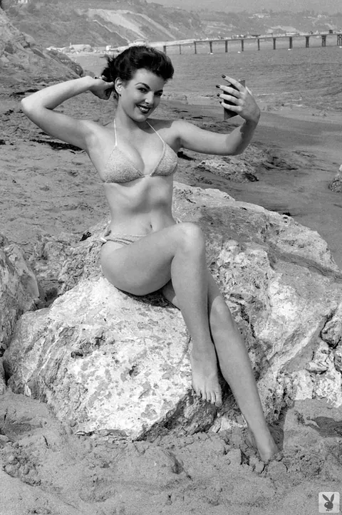 Rusty Fisher: Vintage Brunette Strips Out of Her Bikini Outdoors – photo 7 of 11