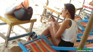 Busty Thai Woman in a Bikini Has Beach Sex with Tourist