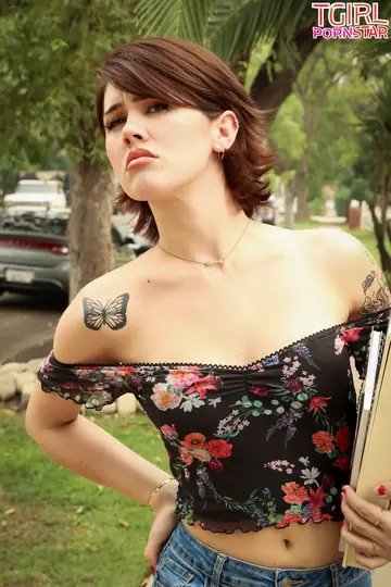 Trans Woman Sucks Cock and Takes Anal
