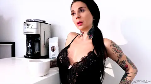 Joanna Angel: Tattooed Brunette MILF Fucks and Sucks in the Bedroom – photo 4 of 15