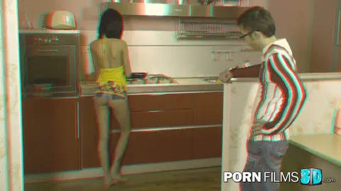 PAWG Sucks Cock and Takes Anal Doggy in the Kitchen – photo 1 of 16