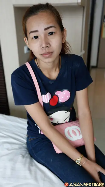 Petite Asian Babe Strips Out of Her Lingerie and Jeans for a Casting Sex