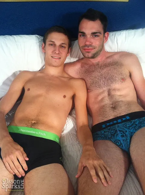 Two Hairy Men Fuck Bareback in Missionary Until They Cum – photo 7 of 21