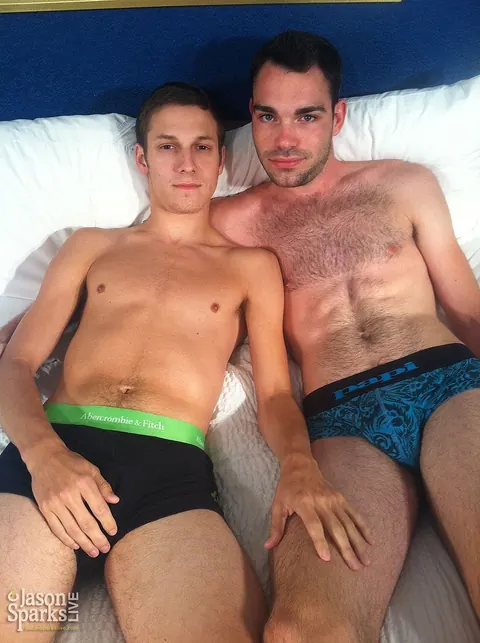 Two Hairy Men Fuck Bareback in Missionary Until They Cum – photo 5 of 21