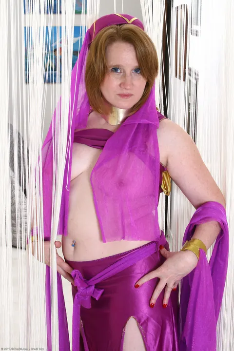 Redhead MILF with Big Tits Spreads Her Fat Pussy Wide – photo 5 of 21