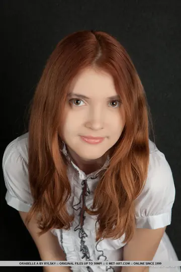 Orabelle Koivu – Redhead Spreads Her Hairy Pussy and Shows Her Cute Butt