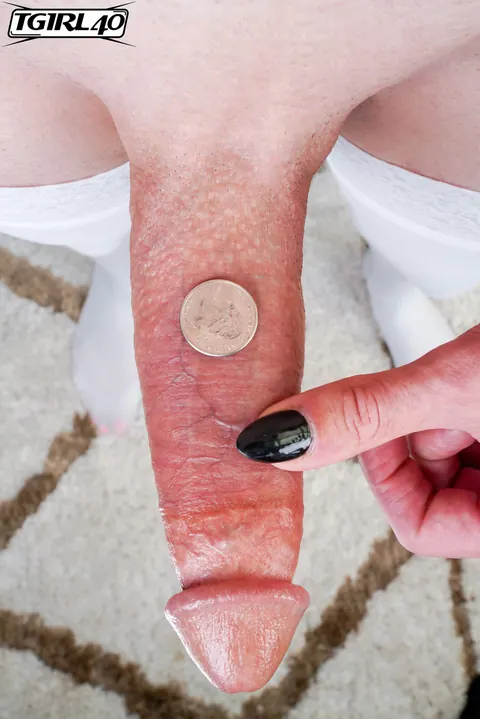 Trans Woman Undresses and Shows Her Hard Cock – photo 10 of 16
