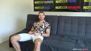 Two Men Suck and Fuck Each Other on the Casting Couch