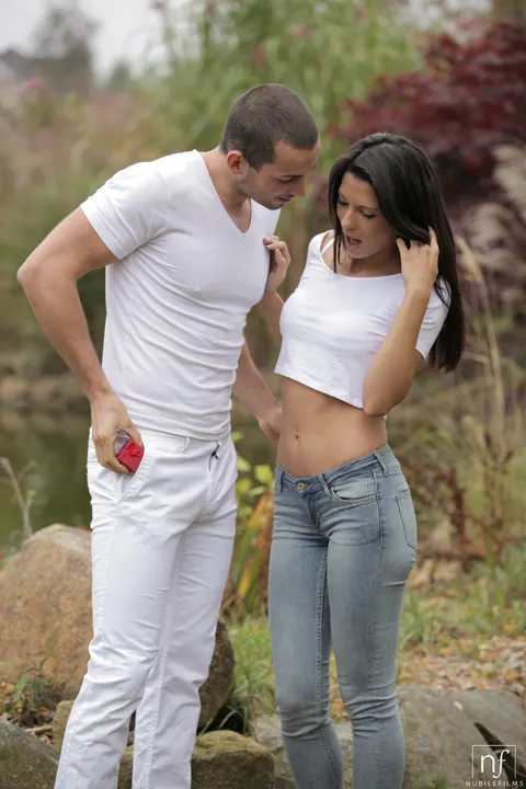 Alexa Tomas: Petite Latina MILF Sucks and Fucks Outdoors Until He Cums – photo 2 of 21