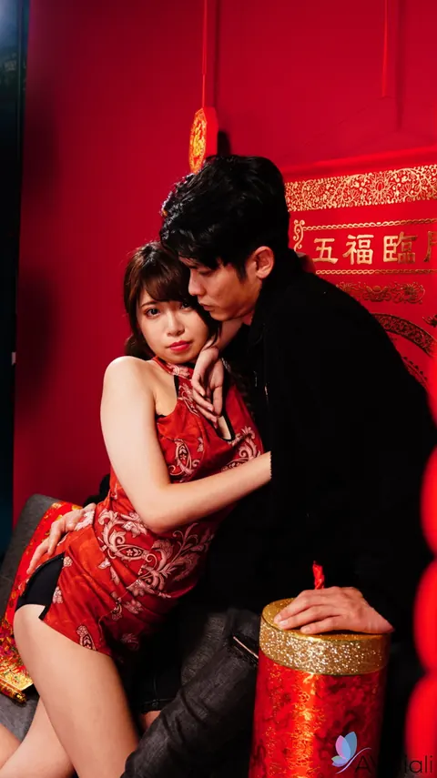 Asian Woman Rides Her Partner Cowgirl on the Sofa – photo 3 of 20