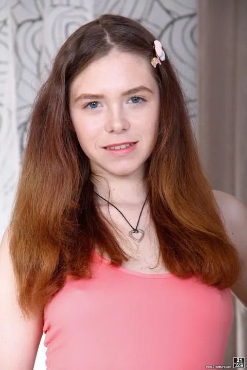 Russian Redhead Undresses and Shows Her Pussy – photo 1 of 17