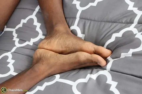 Man Poses Naked in the Bedroom Showing Big Cock – photo 7 of 21